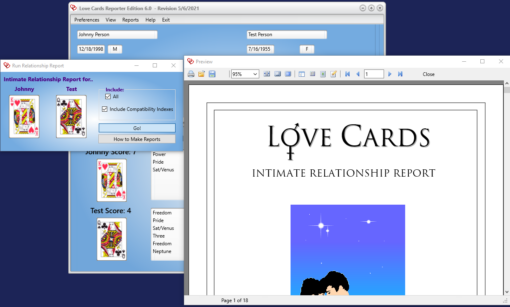 Love Cards Reporter 6.0 (Mac and PC) - Image 2