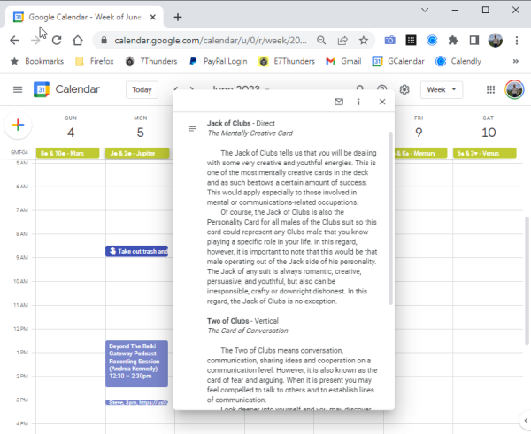 Destiny Calendar Online for Google Calendar - Image 2